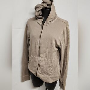 Save Khaki thermal lined distressed hoodie.  Sz Sm & Sz XL. Men. 💥DEAL!!